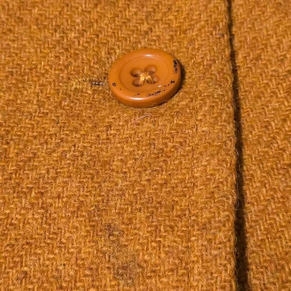 Vintage | Orange Wool Shift - Picture 2 of 5